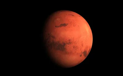 В нижней части планеты марс с тенью Стоковое Фото - изображение  насчитывающей планета, вселенный: 166645360