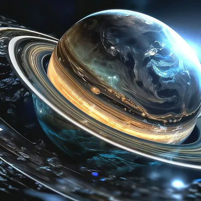 Бесплатное изображение: Планета Сатурн, солнечной системы, рисование,  Вселенная