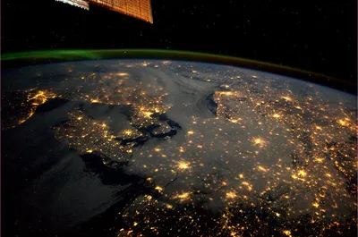 Вид планеты земля из космоса» — создано в Шедевруме