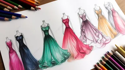 Красивые рисунки карандашом для начинающих платья (48 фото) » рисунки для  срисовки на Газ-квас.ком