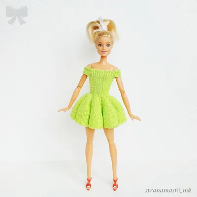 Одежда для кукол типа Барби VIANA два платья цвет салатовый купить по цене  388 ₽ в интернет-магазине Детский мир