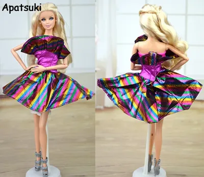Как сшить простое платье для Барби | Одежда для барби, Бумажное платье,  Одежда для куклы