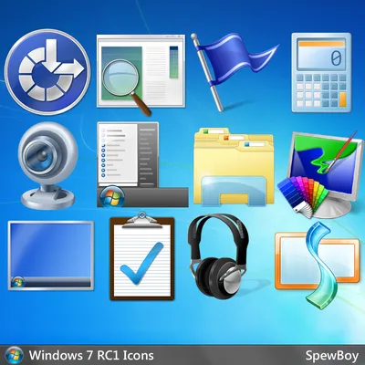 Windows 7 Official 256x256 Icons (PNG) by muckSponge on DeviantArt