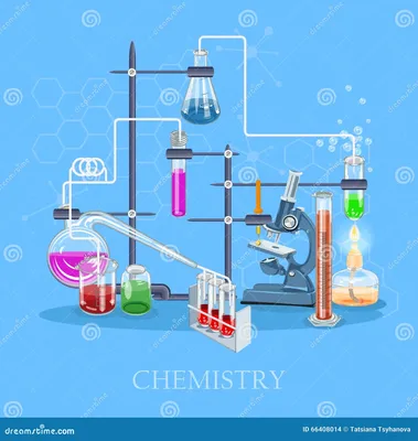 Предпосылка науки химии иллюстрация вектора. иллюстрации насчитывающей  химикат - 41939117