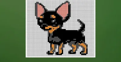 Рисуем Собаку КОРГИ Рисунки По Клеточкам КАК НАРИСОВАТЬ PIXEL ART Corgi Dog  Puppy - YouTube