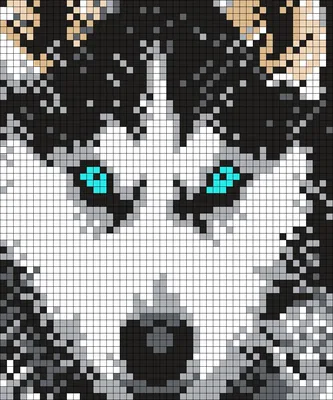 Рисуем Собаку Акита Шиба Ину Рисунки По Клеточкам КАК НАРИСОВАТЬ PIXEL ART  Dog Akita Inu - YouTube