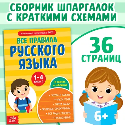 Стенд для начальной школы \"Русский язык\" (ID#165512184), цена: 83.50 руб.,  купить на Deal.by