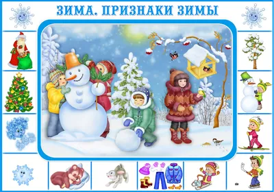 Сюжетные картинки на тему \"Зима\" | Развитие речи детей | Дзен