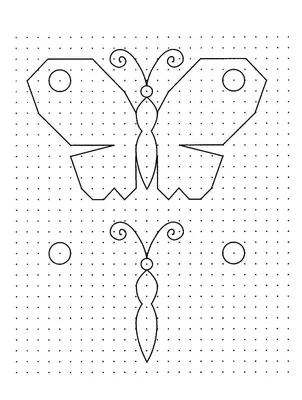 обводим по точкам рисунки для детей - Рисовака