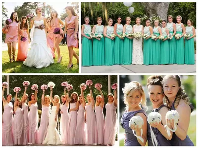 Стиль подружек невесты: один на всех или свобода выбора? | KIRA BARYSHEVA