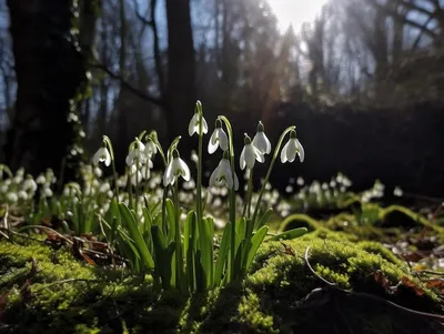 Шаблон для презентации — Подснежники🌱 • Фоник | fonik.ru