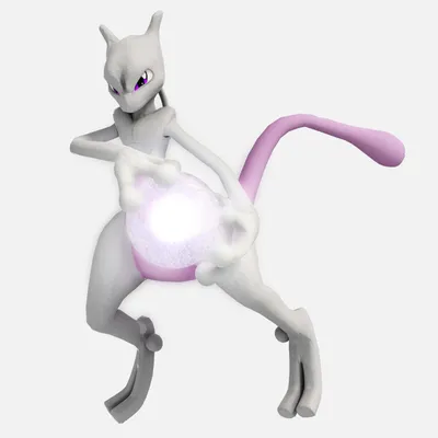 Mewtwo (Pokemon) - 3D Model by GabrielCasamasso