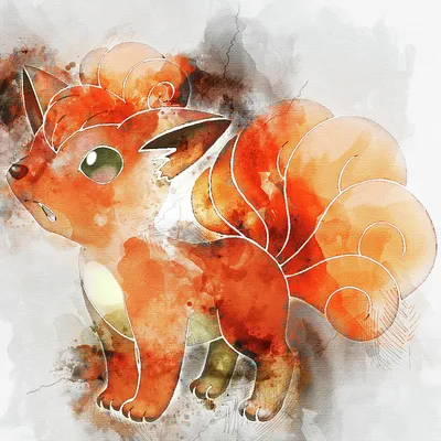 ArtStation - Vulpix Pokemon