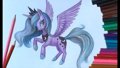 Hasbro My Little Pony Movie Пони с блестками E0185 Принцесса Луна купить в  ОГО! | 265351 | цена | характеристики