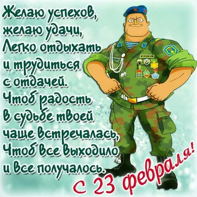 Прикольные поздравления с 23 февраля: СМС мужчинам, стихи и открытки -  Днепр Vgorode.ua