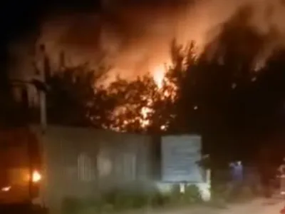 Площадь пожара в Одинцово выросла до 1800 квадратных метров - РИА Новости,  25.05.2023