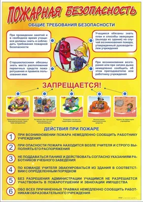 Пожарная безопасность - ГУО «Специальная школа № 13 г. Минска»