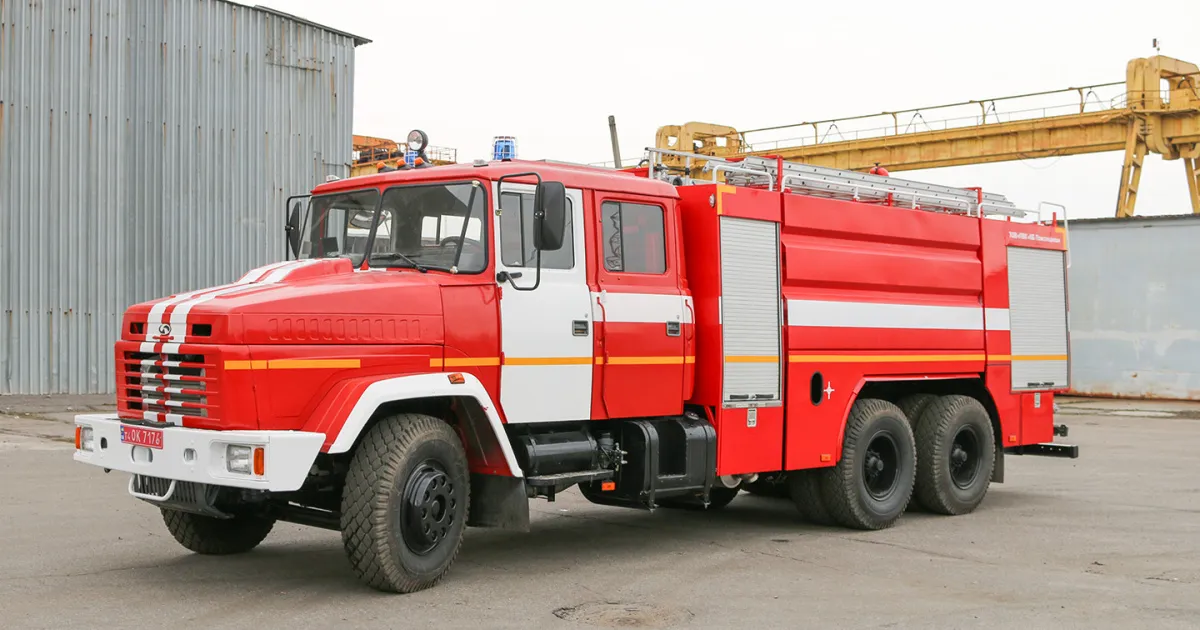 КРАЗ АЦ пожарный