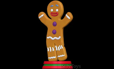 Мягкая плюшевая игрушка Имбирное печенье пряник из мультфильма Шрек (Монго,  45 см) (ID#2073383556), цена: 999 ₴, купить на Prom.ua
