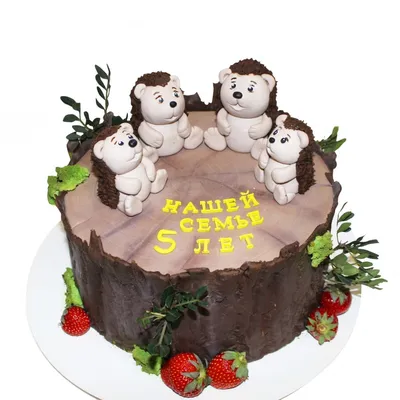 Купить прикольный торт на годовщину свадьбы 5 лет на заказ по цене 2 890 ₽  за кг
