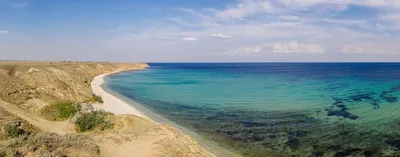 Бесплатное изображение: песок, Голубое небо, лето, вода, море, природа,  морской берег, пляж, Утес