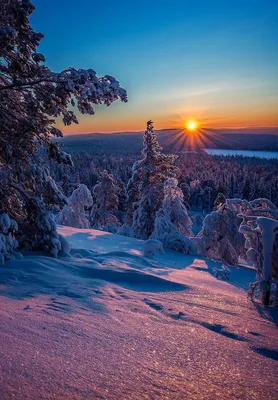 Картинки природи зима фотографии