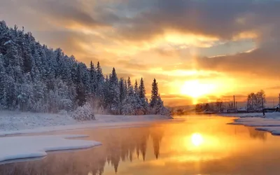 Картинки пейзажи природы зима (68 фото) » Картинки и статусы про окружающий  мир вокруг