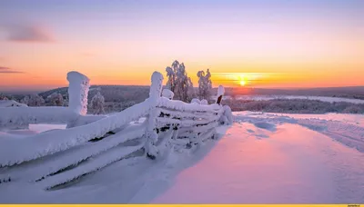 Красивые зимние пейзажи природы (97 фото) - 97 фото