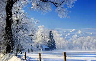 Пейзажи природы зима (69 фото) - 69 фото