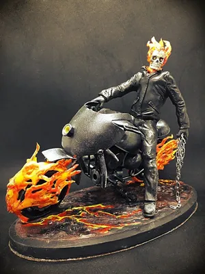 Фигурка 1/6 Призрачный гонщик (Ghost Rider) Sideshow Collectibles