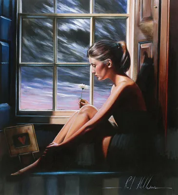 Картинки одиночество, грусть, Девушка, мысли - обои 1920x1080, картинка  №12546