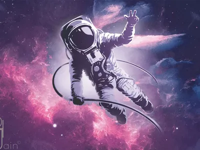 Первый полёт в космос, космонавт, …» — создано в Шедевруме