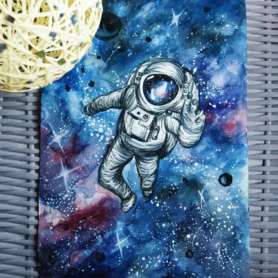 Картинки про космос рисовать