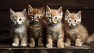 Строка милых котят совместно Стоковое Изображение - изображение  насчитывающей кошачий, множественно: 64598631