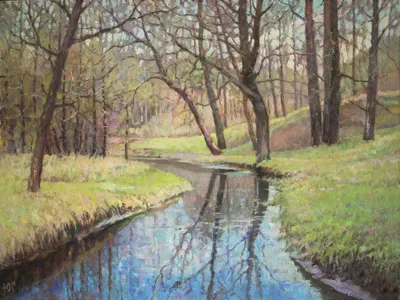 Картина Весенний пейзаж ᐉ Мельник Дана ᐉ онлайн-галерея Molbert.