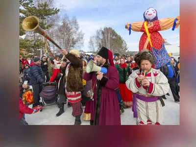 Празднование Масленицы в городе Рассказово