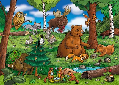 Картинки звери весной для детей в детском саду (70 фото) » Картинки и  статусы про окружающий мир вокруг