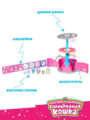 Фигурка Радужно-бабочково-единорожная кошка С качающейся головой Единорог  (40138) | AliExpress