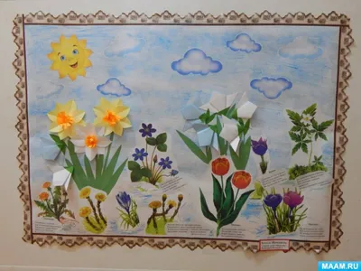 Раскраска Весна пришла для детей распечатать картинки бесплатно