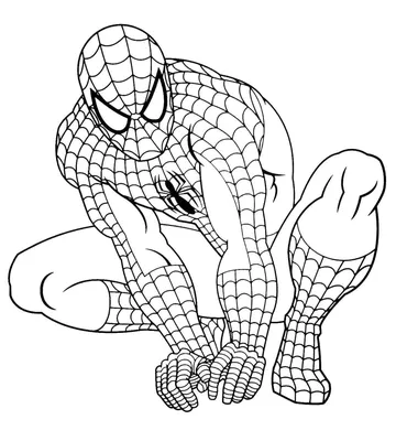 Раскраска Человек-паук | Раскраски из фильма Человек-паук (Spiderman)