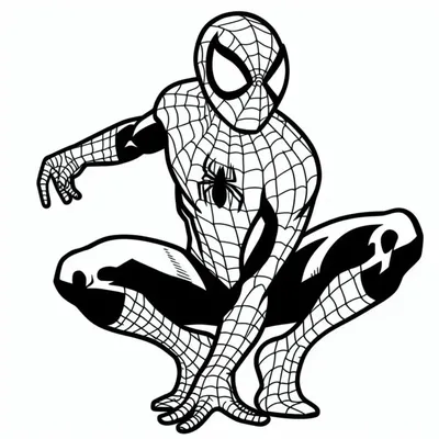 Раскраски Человек паук распечатать или скачать бесплатно в формате PDF