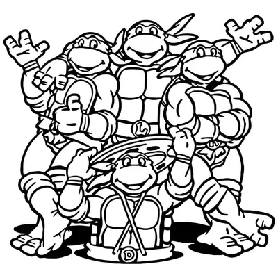 Leonardo Turtle Coloring Pages | Лего раскраски, Черепашки ниндзя, Раскраски