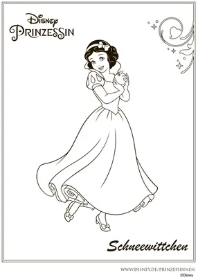 Раскраска Принцессы распечатать бесплатно в формате А4 (193 картинки) |  RaskraskA4.ru