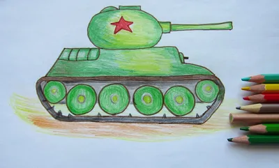 Раскраски войне, Раскраска Танк на войне танки.