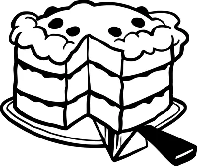 Раскраски тортов распечатать или скачать бесплатно в формате PDF.