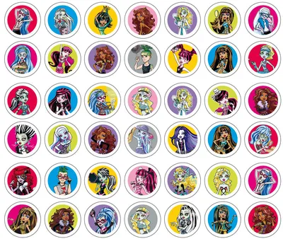 Эмодзи с лицами разных персонажей …» — создано в Шедевруме