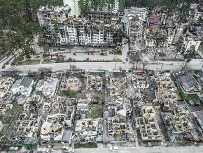 До и после. Вид со спутника на города Украины, разрушенные Россией