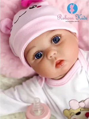 Кукла реборн силиконовая мягконабивная пупс Reborn Kids 5157031 купить за 4  220 ₽ в интернет-магазине Wildberries