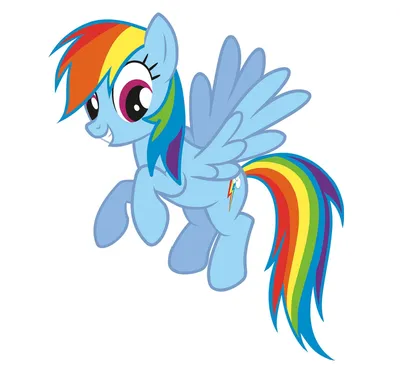 Рейнбоу Деш (Rainbow Dash), 8 см, My Little Pony (B3599) купить в Киеве,  Игровые фигурки и наборы в каталоге интернет магазина Платошка