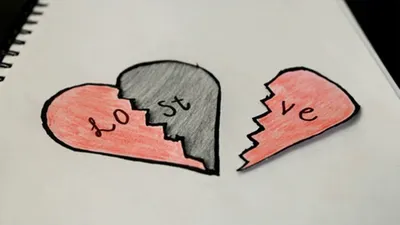 Рисунки для срисовки про невзаимную любовь (21 шт)